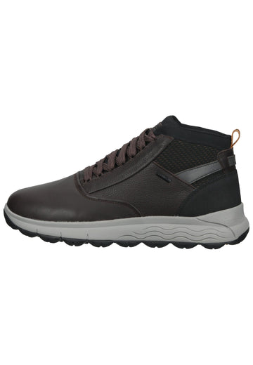Geox Stiefelette Leder/Textil Braun - surf4shoes