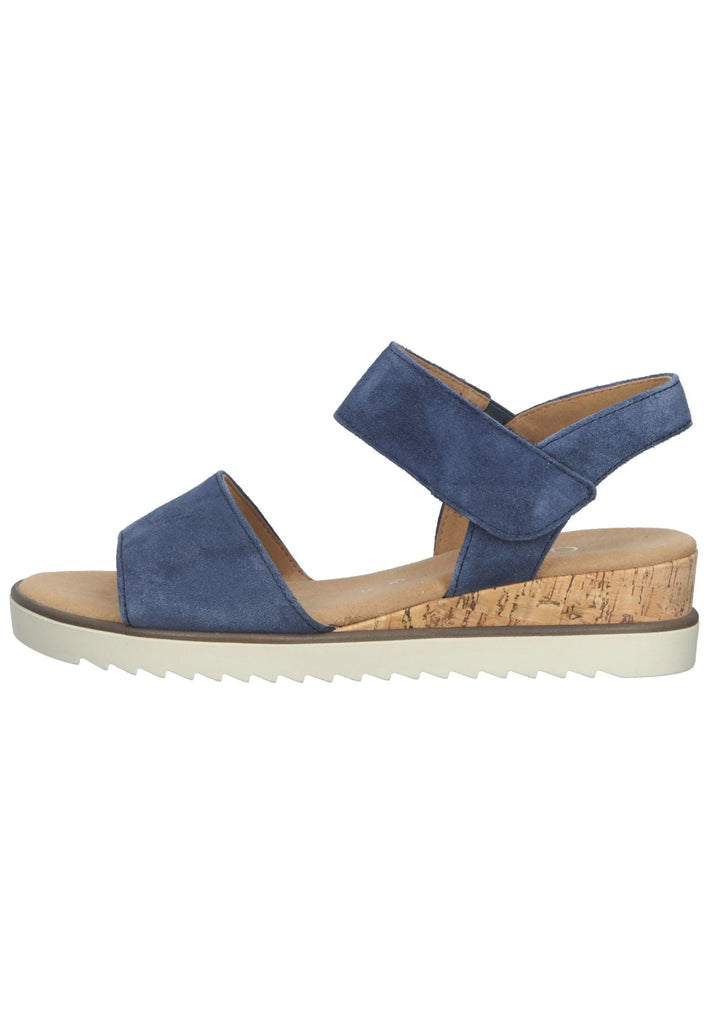Gabor Sandalen Veloursleder Jeans - surf4shoes