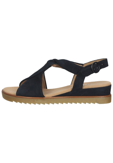 Gabor Sandalen Leder Dunkelblau - surf4shoes
