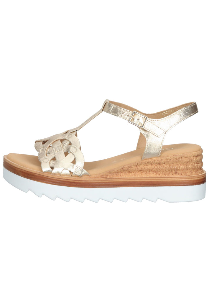 Gabor Sandalen Leder Beige - surf4shoes