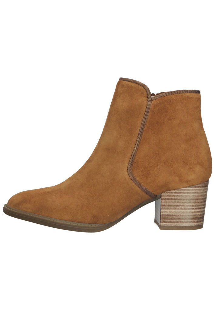 Gabor Stiefelette Veloursleder Beige - surf4shoes