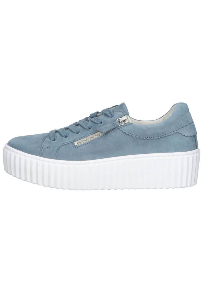 Gabor Sneaker Nubukleder Jeans - surf4shoes