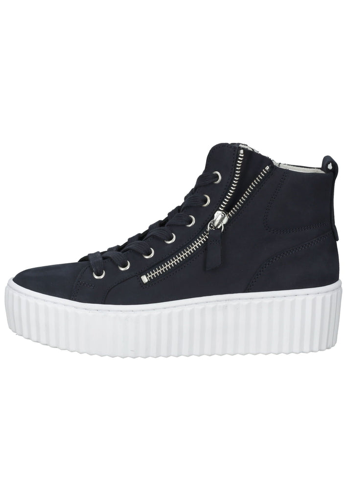Gabor Sneaker Nubukleder Dunkelblau - surf4shoes