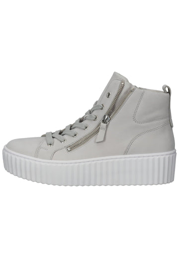 Gabor Sneaker Nubukleder Hellbeige - surf4shoes