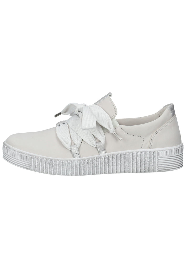 Gabor Sneaker Nubukleder Hellbeige - surf4shoes