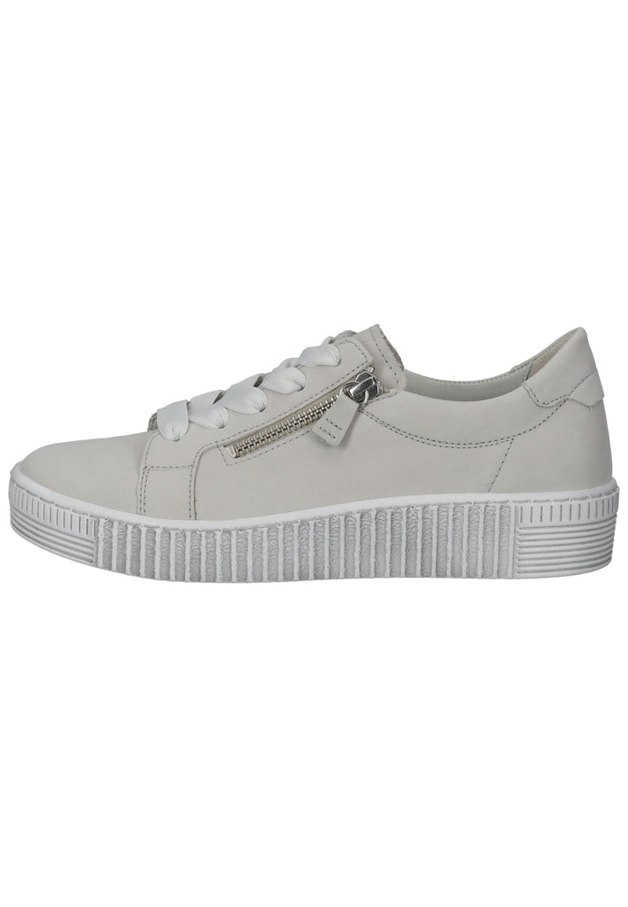 Gabor Sneaker Nubukleder Beige - surf4shoes