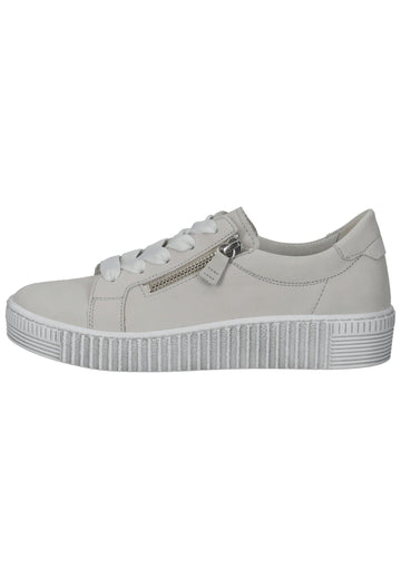 Gabor Sneaker Nubukleder Beige - surf4shoes