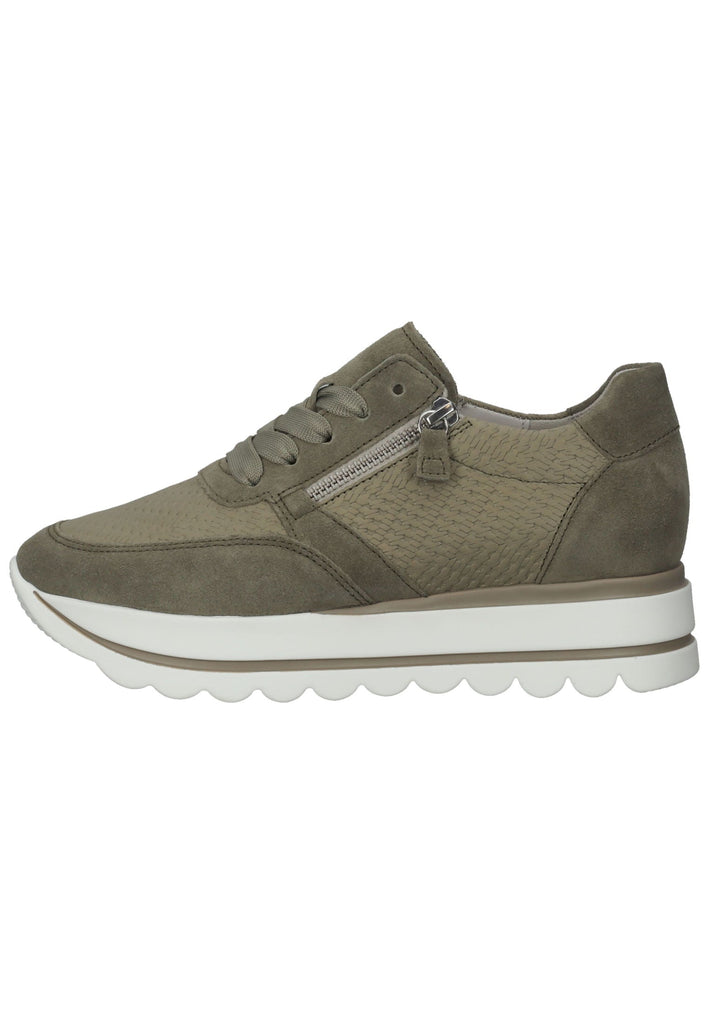 Gabor Sneaker Veloursleder Dunkelgrün - surf4shoes