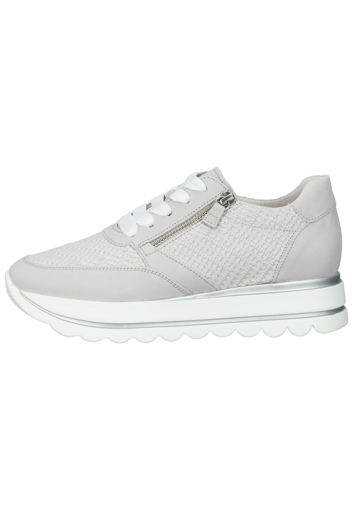 Gabor Sneaker Nubukleder Hellbeige - surf4shoes