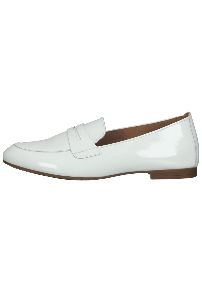 Gabor Slipper Leder Weiß - surf4shoes