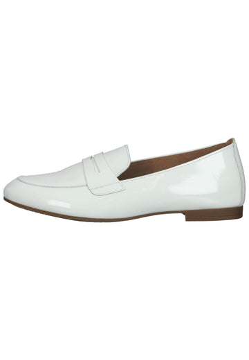 Gabor Slipper Leder Weiß - surf4shoes