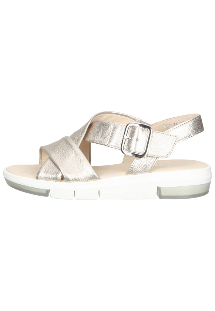 Gabor Sandalen Leder Gold - surf4shoes