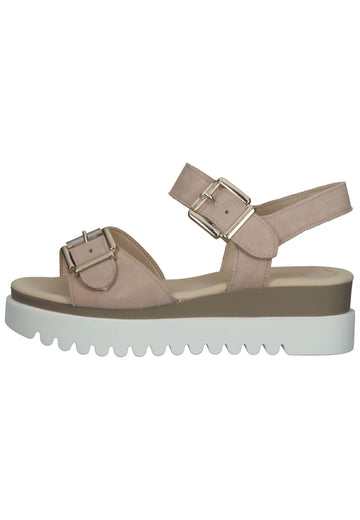 Gabor Sandalen Leder Beige - surf4shoes