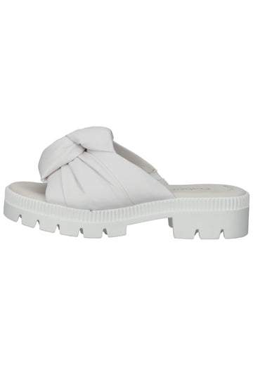 Gabor Pantoletten Lederimitat Weiß - surf4shoes