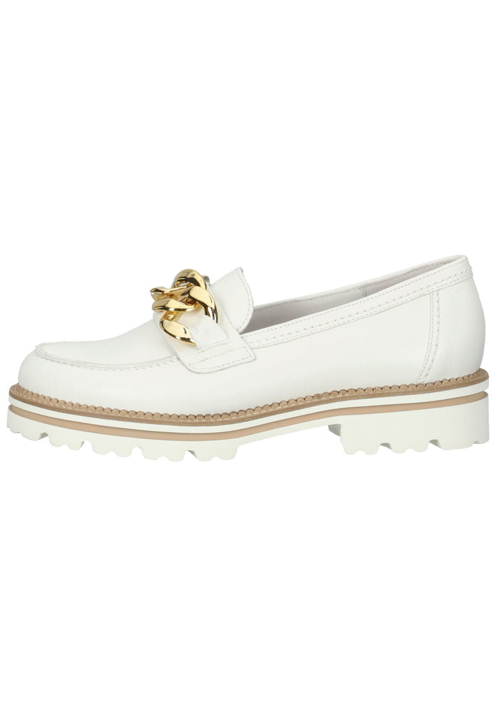 Gabor Slipper Nappaleder Weiß - surf4shoes