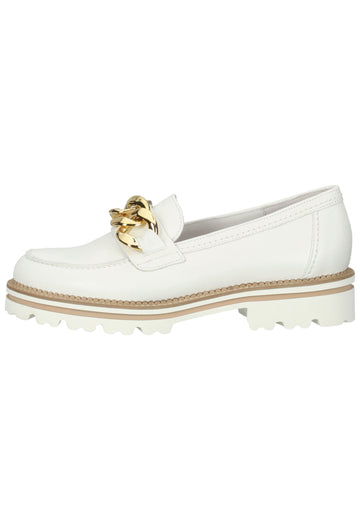 Gabor Slipper Nappaleder Weiß - surf4shoes
