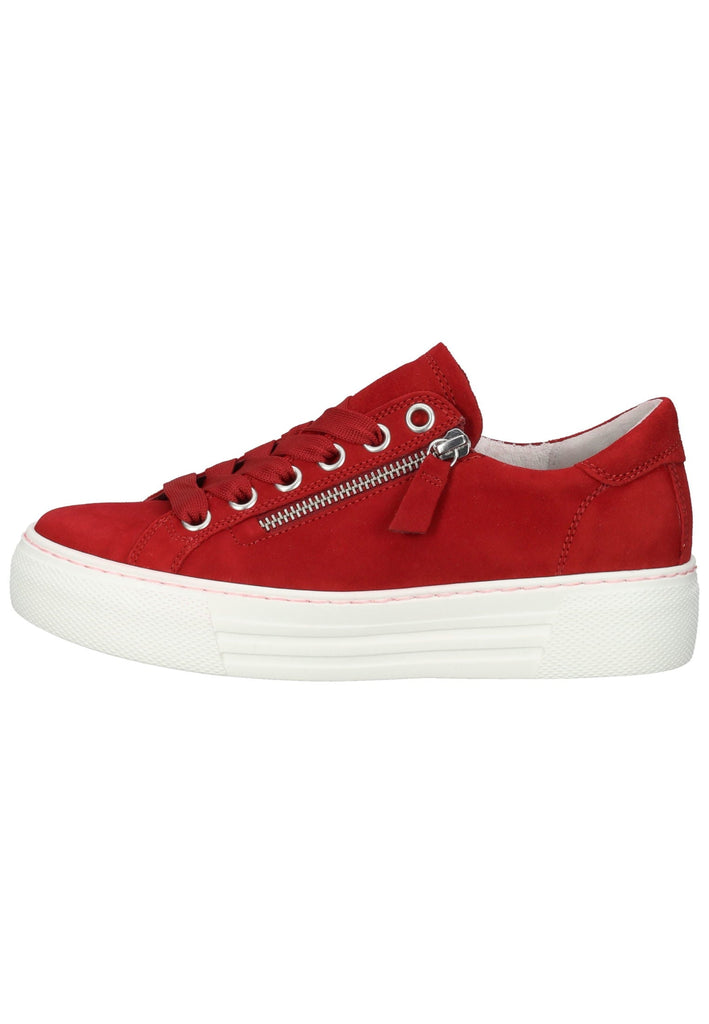 Gabor Sneaker Leder Rot - surf4shoes