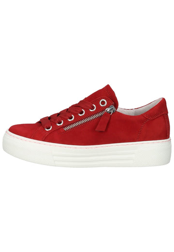 Gabor Sneaker Leder Rot - surf4shoes