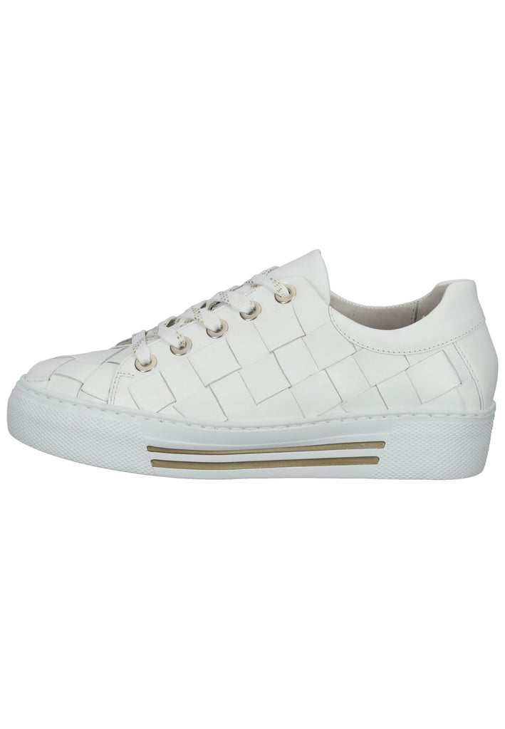Gabor Sneaker Nappaleder Weiß - surf4shoes