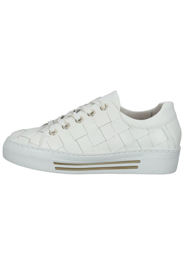 Gabor Sneaker Nappaleder Weiß - surf4shoes