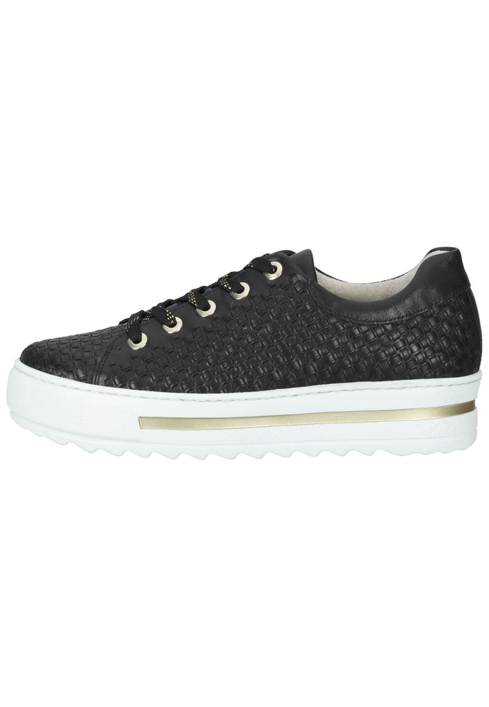 Gabor Sneaker Nappaleder Schwarz - surf4shoes