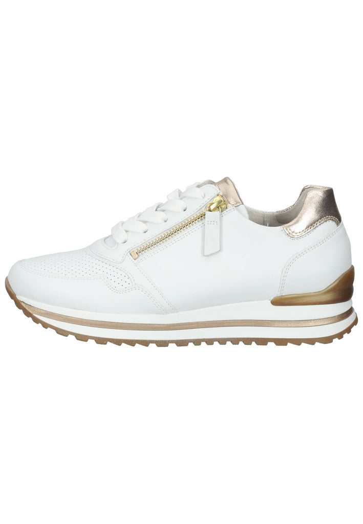 Gabor Sneaker Nappaleder Weiß - surf4shoes
