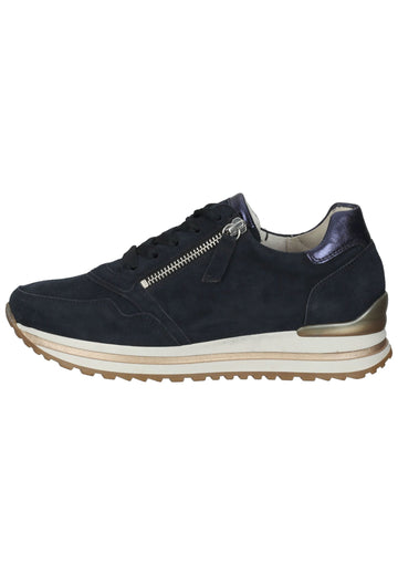 Gabor Sneaker Veloursleder Dunkelblau - surf4shoes