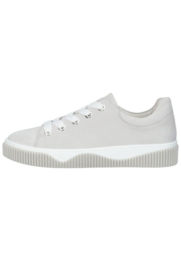 Gabor Sneaker Nubukleder Hellbeige - surf4shoes