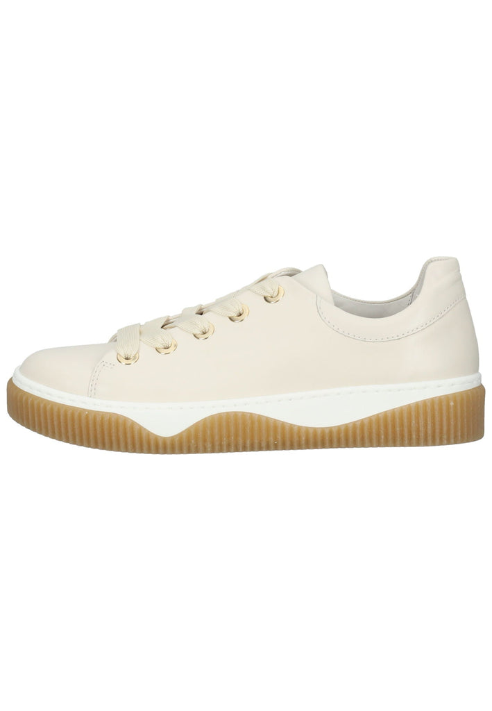 Gabor Sneaker Leder Hellbeige - surf4shoes