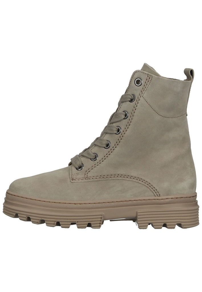 Gabor Stiefelette Veloursleder Kiesel - surf4shoes