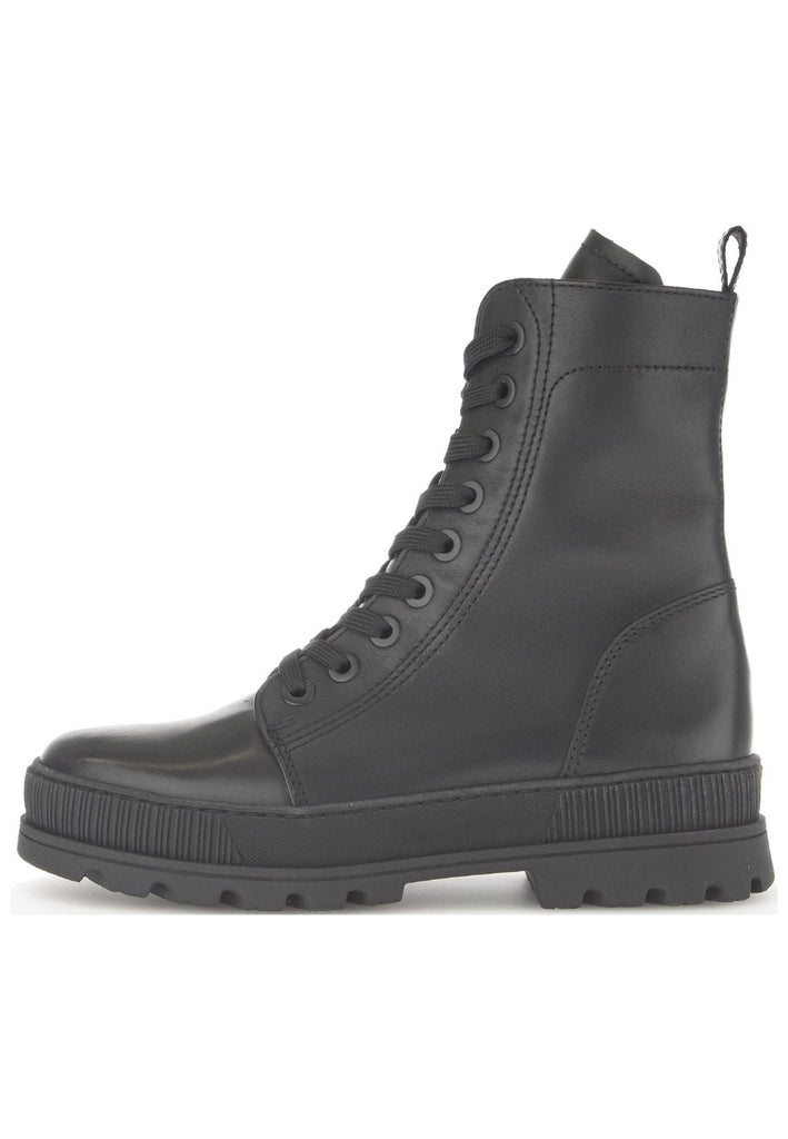 Gabor Stiefelette Glattleder Schwarz - surf4shoes