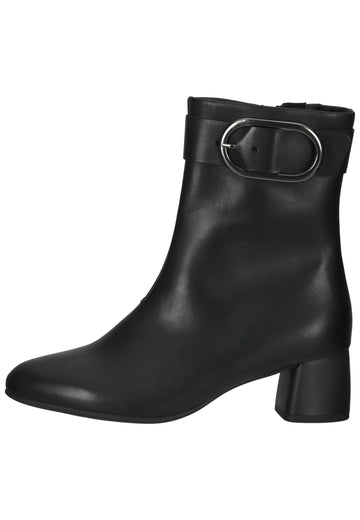 Gabor Stiefelette Glattleder Schwarz - surf4shoes