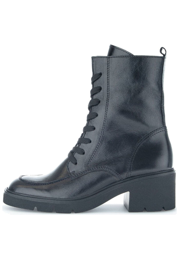 Gabor Stiefelette Nappaleder Schwarz - surf4shoes