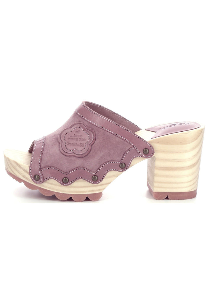Kickers Clogs Leder Violett - surf4shoes