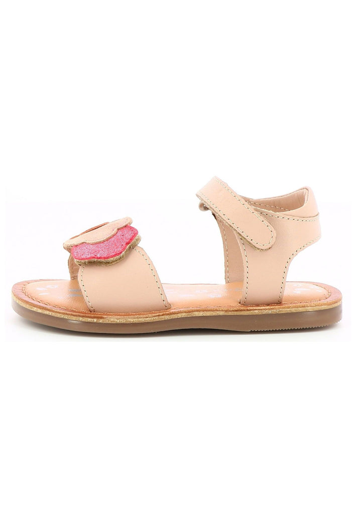Kickers Sandalen Nappaleder Rosa - surf4shoes