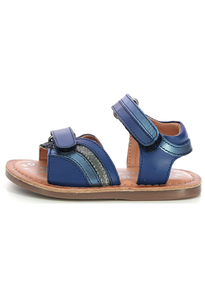 Kickers Sandalen Nappaleder Dunkelblau - surf4shoes