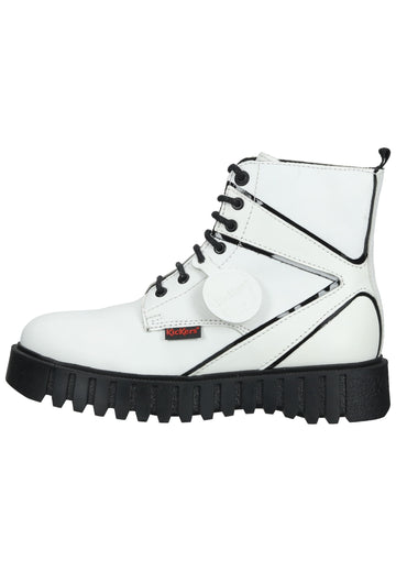 Kickers Stiefelette Leder Weiß - surf4shoes