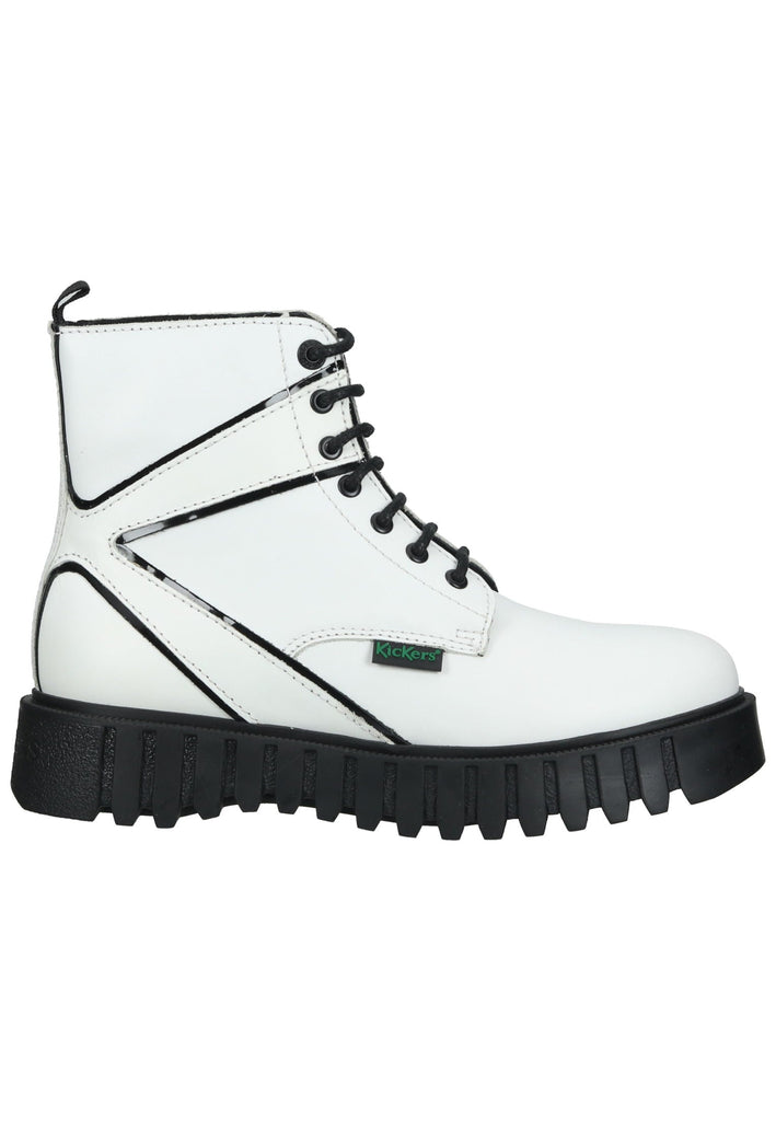 Kickers Stiefelette Leder Weiß - surf4shoes