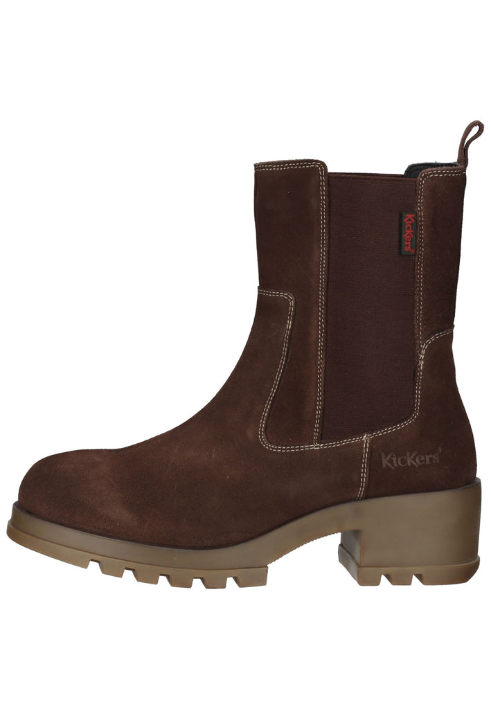 Kickers Stiefelette Leder/Textil Braun - surf4shoes