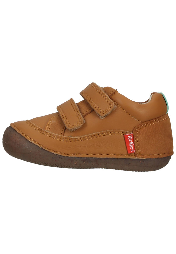 Kickers Halbschuhe Leder Camel - surf4shoes