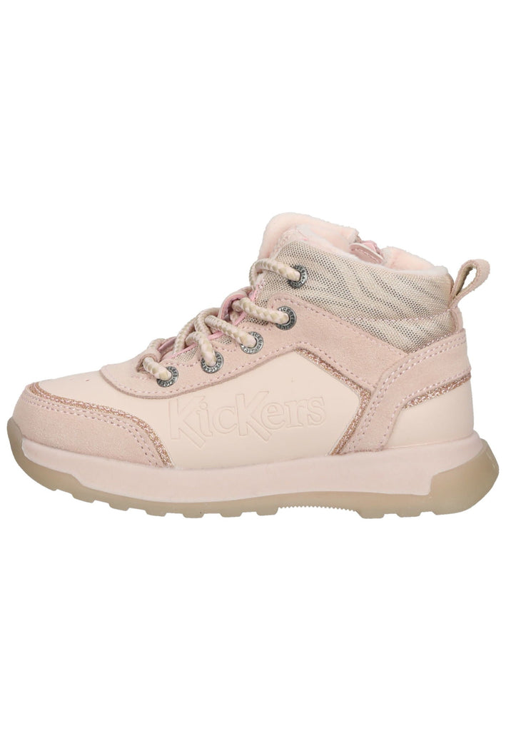 Kickers Stiefelette Lederimitat/Textil Rose - surf4shoes