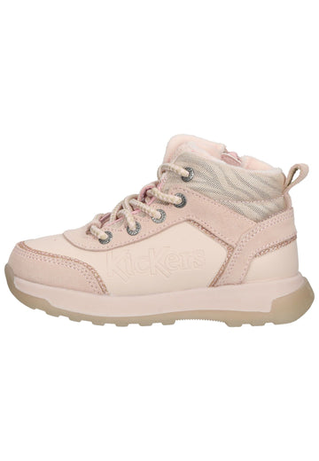 Kickers Stiefelette Lederimitat/Textil Rose - surf4shoes