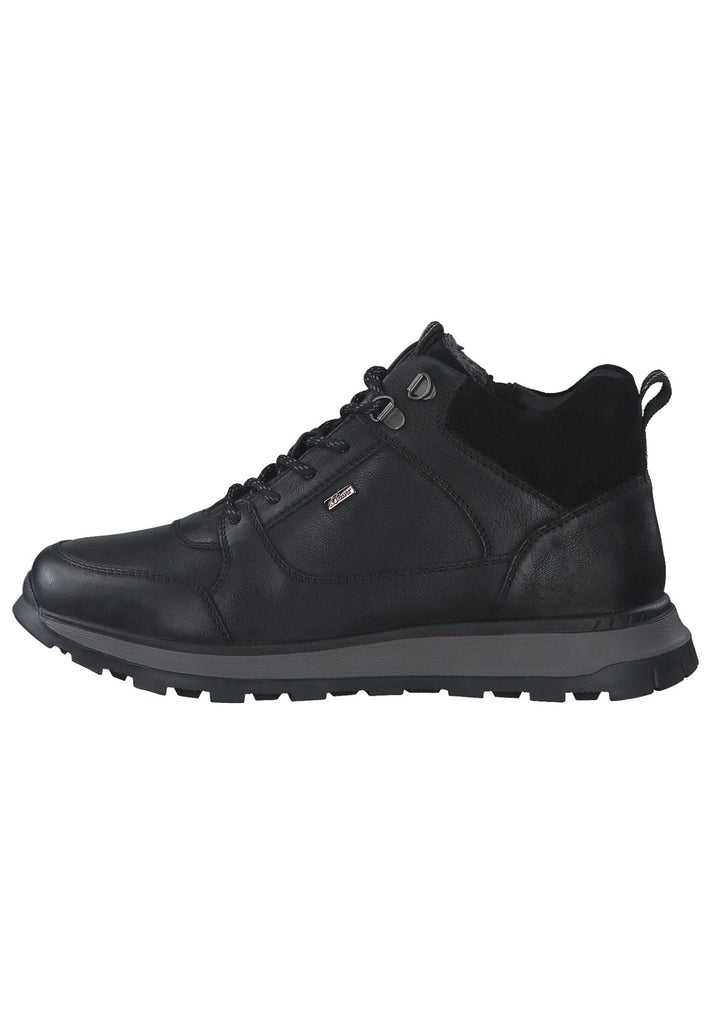 s.Oliver Stiefelette Leder Schwarz Warmfutter - surf4shoes
