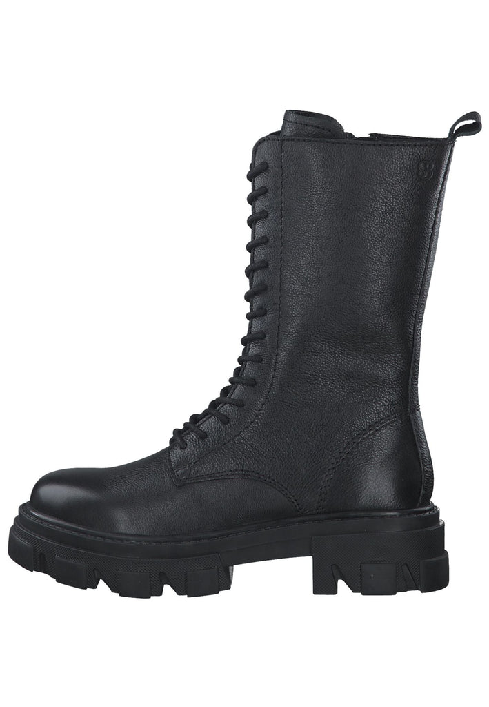 s.Oliver Stiefel Leder Schwarz - surf4shoes