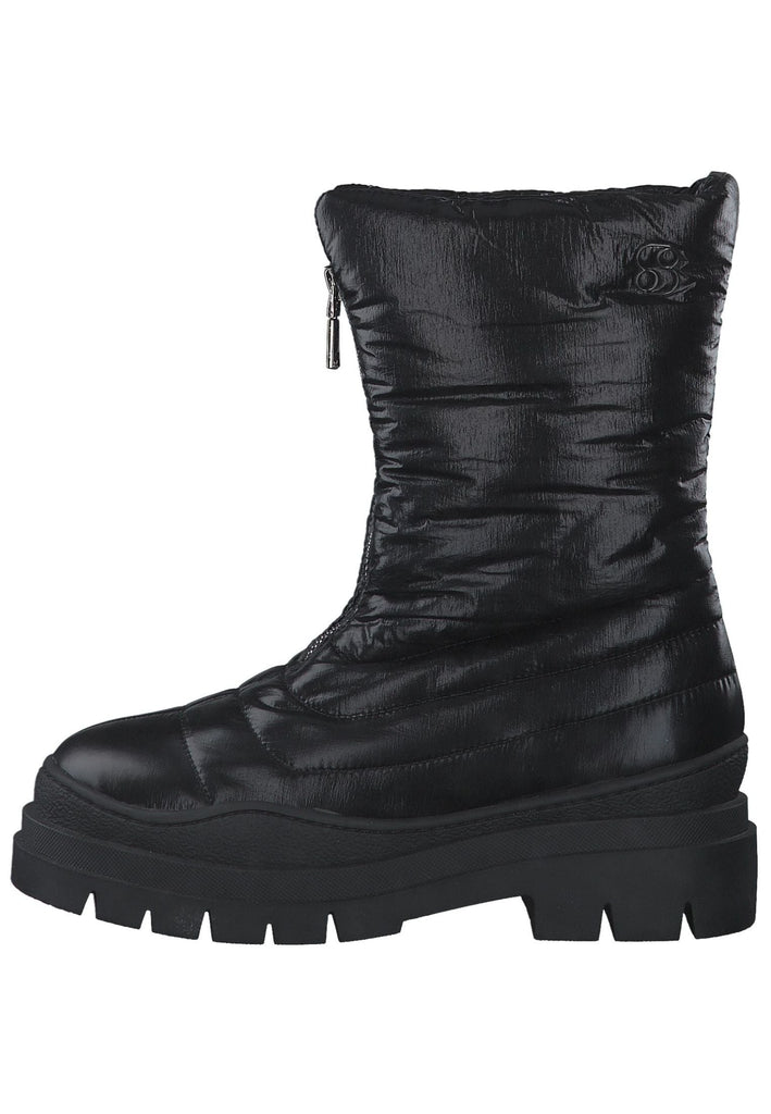 s.Oliver Stiefelette Textil Schwarz - surf4shoes