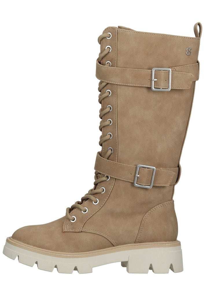 s.Oliver Stiefel Lederimitat Nut Warmfutter - surf4shoes