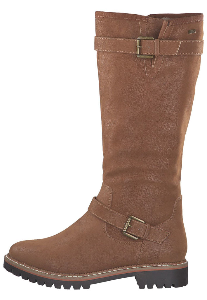 s.Oliver Stiefel Lederimitat Nut Warmfutter - surf4shoes