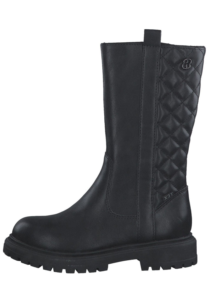 s.Oliver Stiefel Lederimitat Schwarz - surf4shoes