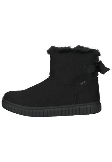 s.Oliver Stiefelette Textil Schwarz Warmfutter - surf4shoes