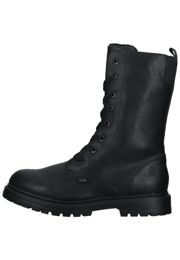 s.Oliver Stiefel Lederimitat Schwarz - surf4shoes